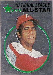 1982 Topps Baseball Stickers     122     Manny Trillo FOIL